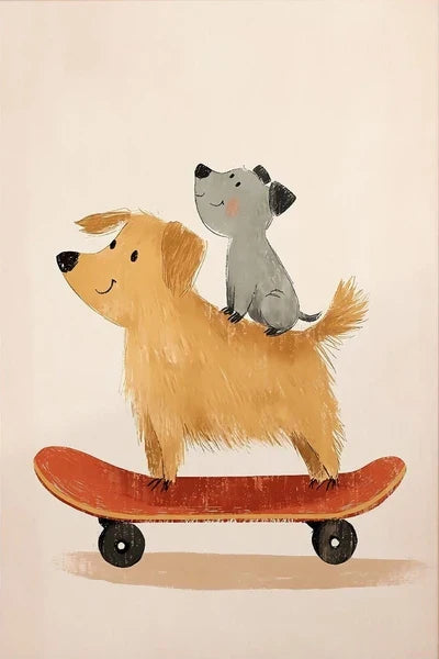 Vintage wereldkaart poster