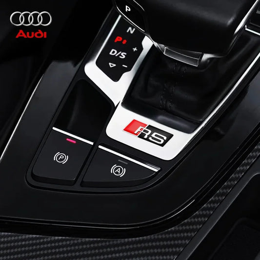 auto stickers - stijlvolle RS Line metal stickers voor sportieve uitstraling