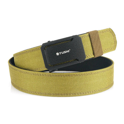 Riem heren met grove gesp voor casual outfit