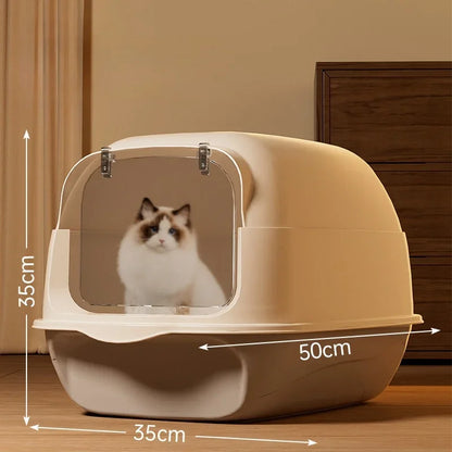 XXL kattenbak met dubbele instap – Flexibel in gebruik
