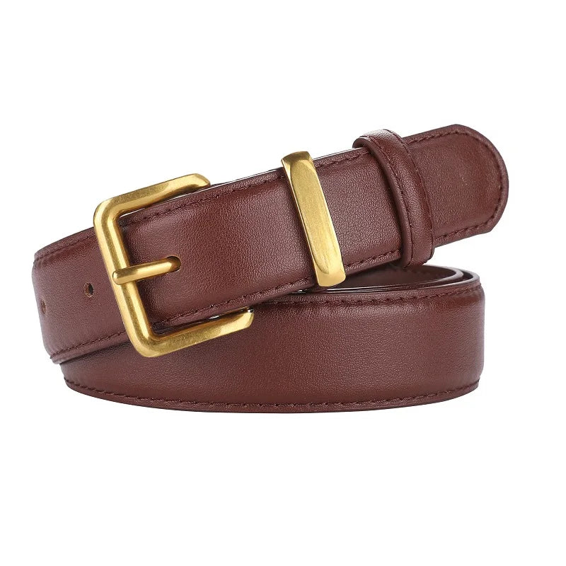 Brede riem met vetersluiting voor opvallend effect