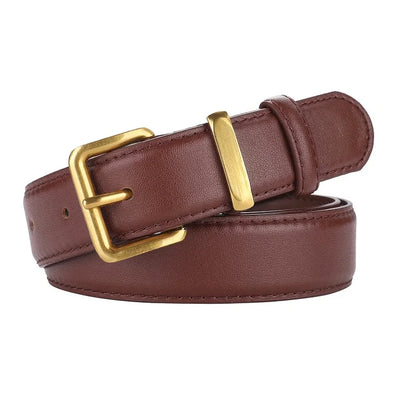 Brede riem met vetersluiting voor opvallend effect