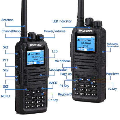 Walkie talkies met oplaadbare batterijen