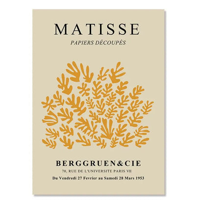 Set posters in botanische stijl