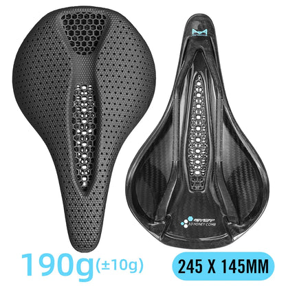Fietszadel met comfortabele drukverdeling