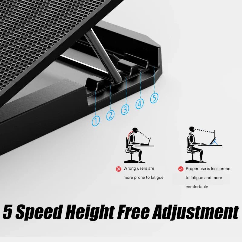 Draagbare laptopstandaard met opvouwbaar design