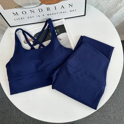 Sale yoga kleding set met lichte compressie