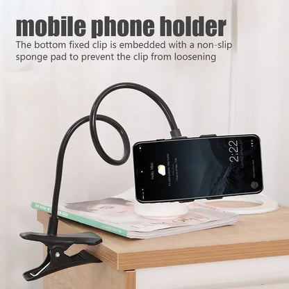Telefoonhouder bed met LED-lampje – Voor nachtgebruik