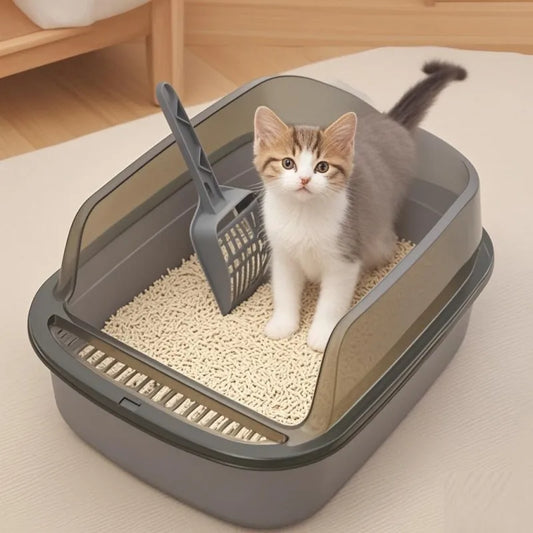 Kattenbak zelfreinigend met opvanglade – Voor extra gemak
