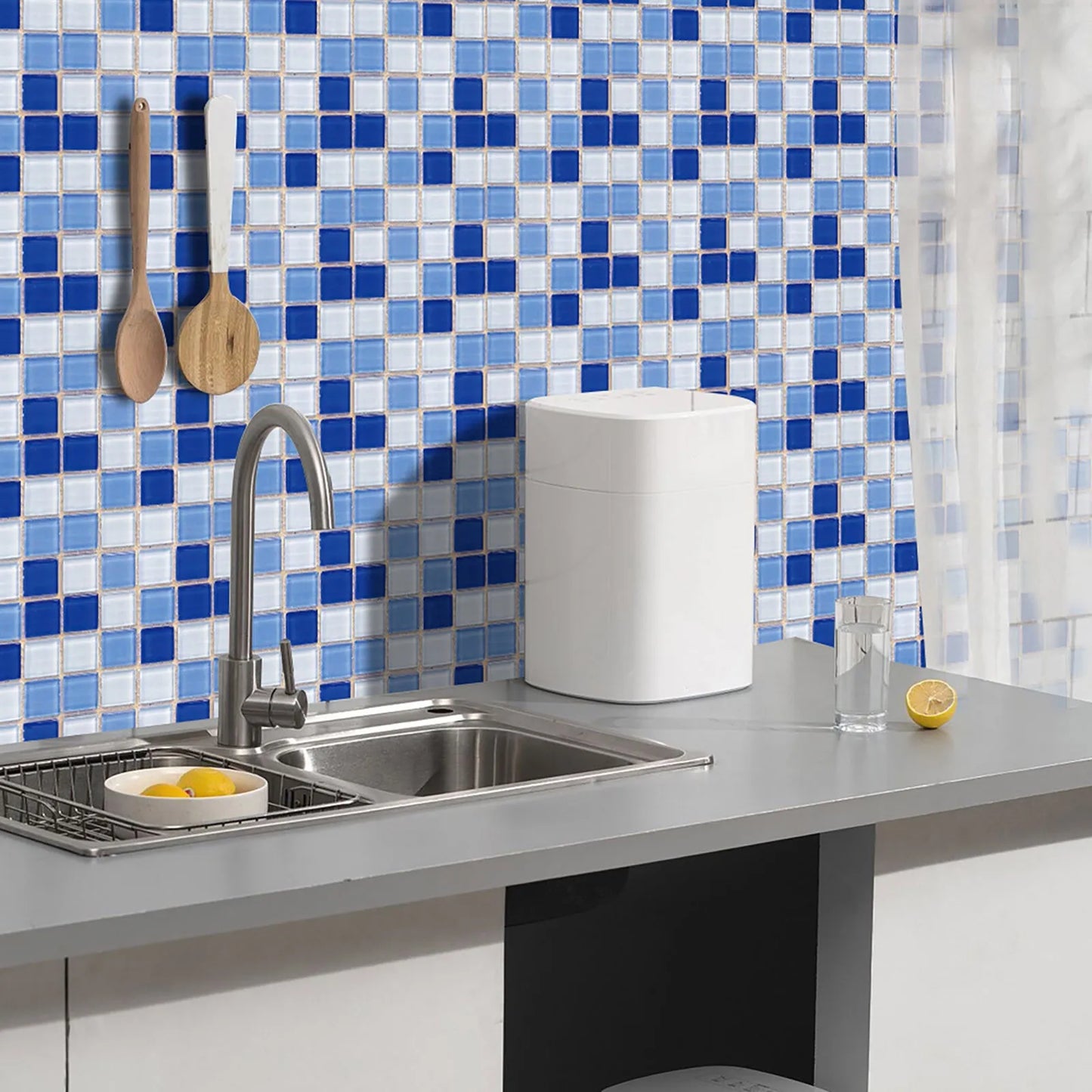 Keuken mozaiek tegels met houtlook – Warm en bijzonder