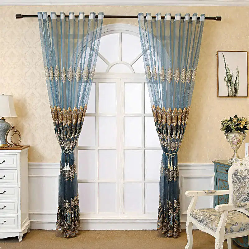 Deur gordijn in beige tint – Rustige uitstraling