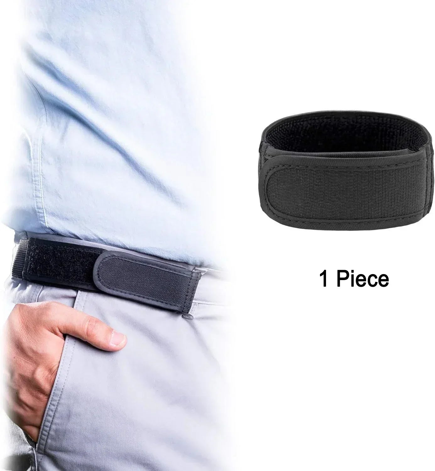 Riem heren met gespsluiting in brushed steel
