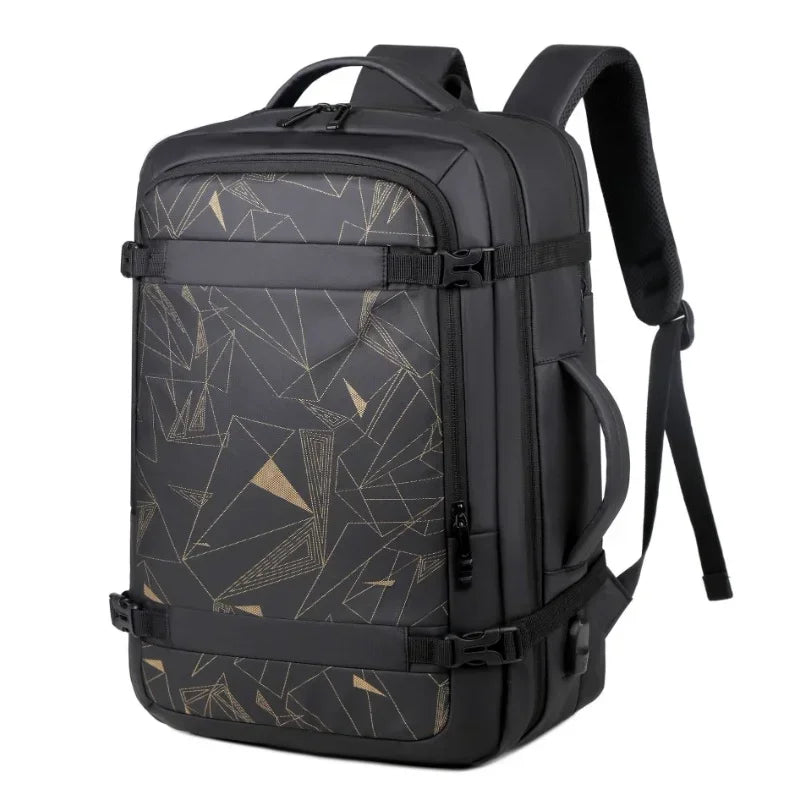 Handbagage rugzak met ruime inhoud en compact formaat