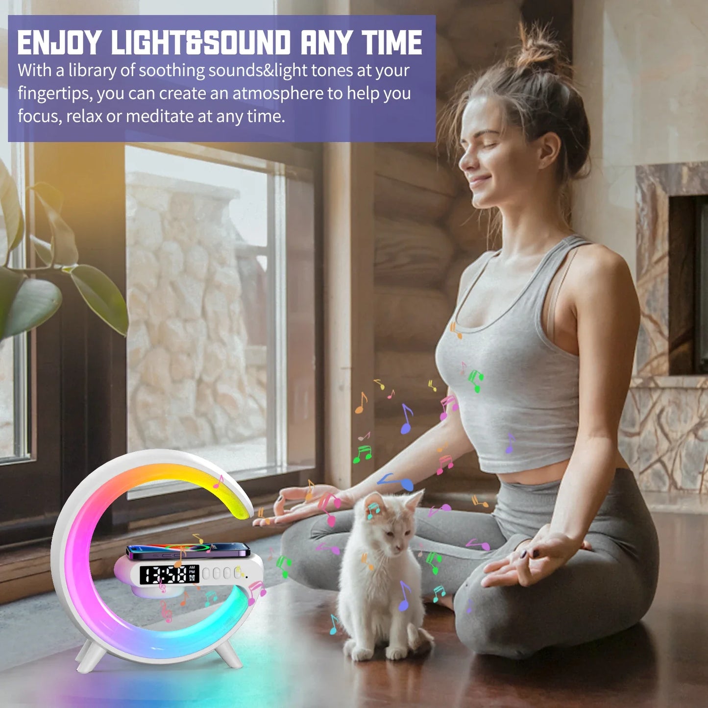 Wake up light met kleurenverloop – Warme ochtendverlichting