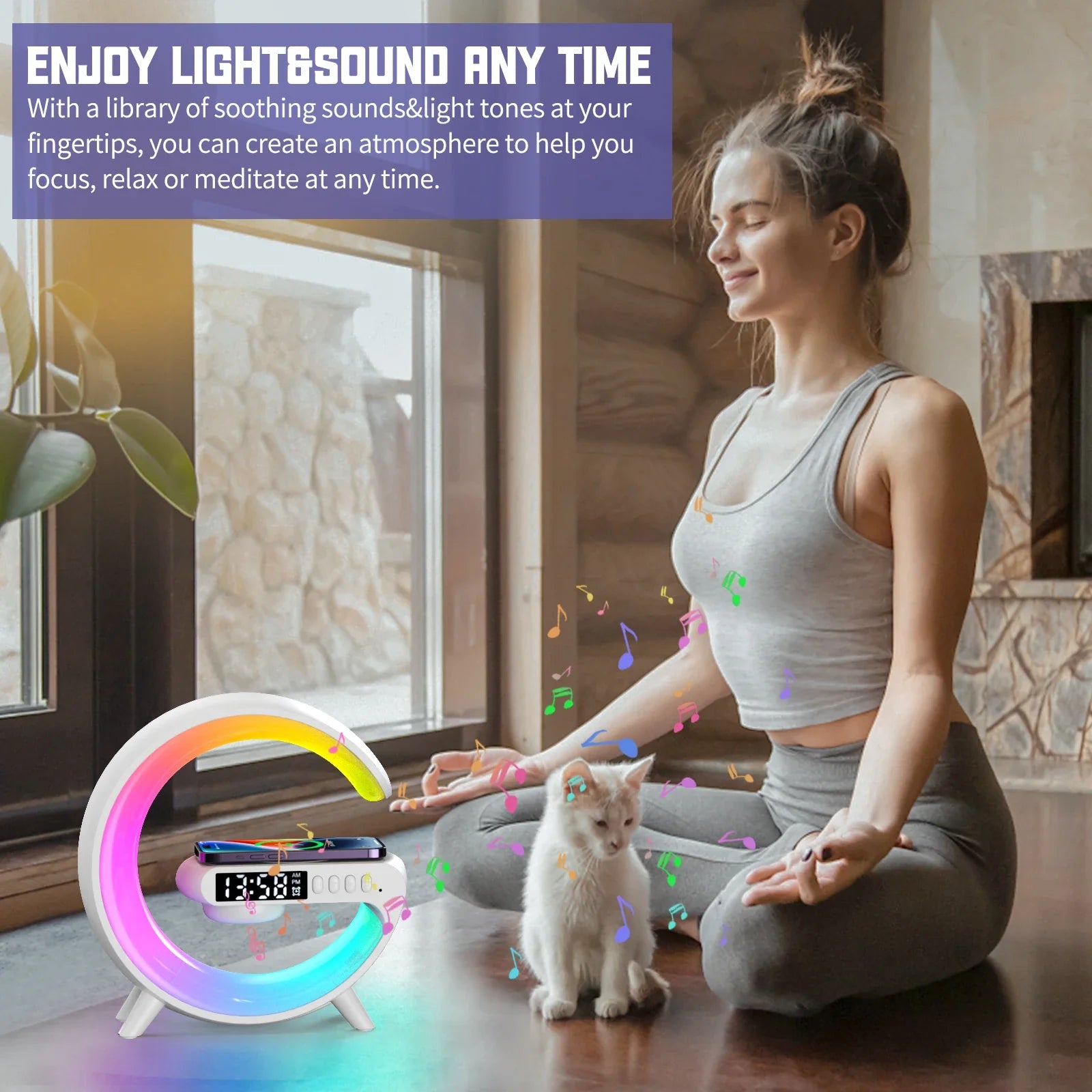 Wake up light met kleurenverloop – Warme ochtendverlichting