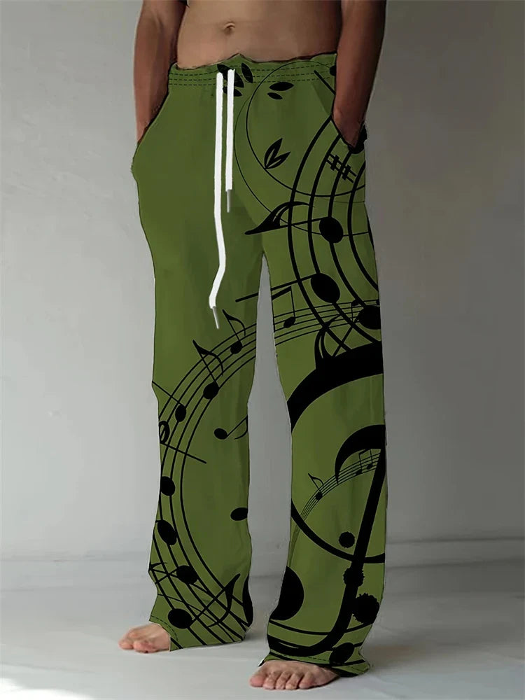 Linnen broek man met minimalistisch design – Modern en eenvoudig