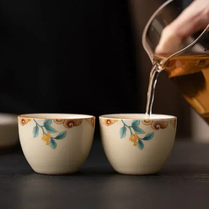 Elegante theebeker met infuser en deksel