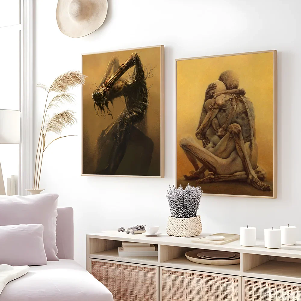 Grafische posters in zwart-wit stijl