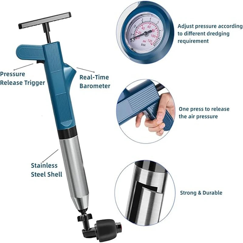 Wandbevestiging toilet ontstopper – Bespaar ruimte