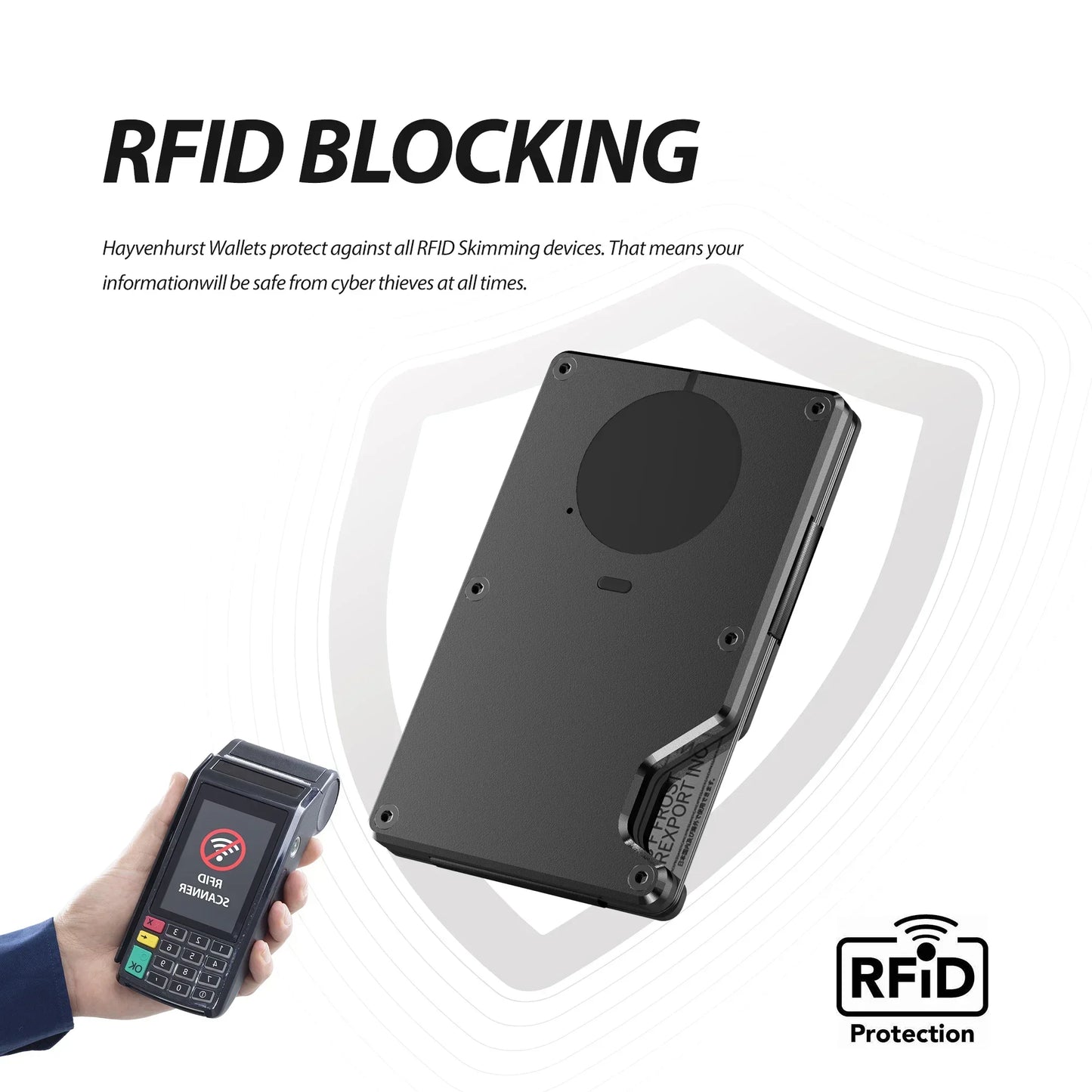 Pasjes houder heren met klik- en schuifmechanisme – Innovatief