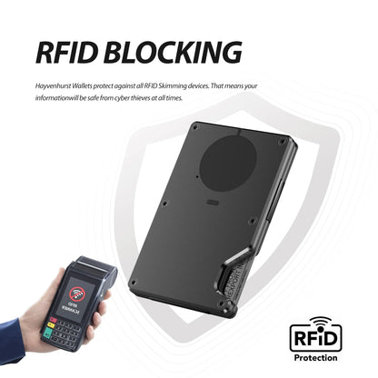 Pasjes houder heren met klik- en schuifmechanisme – Innovatief