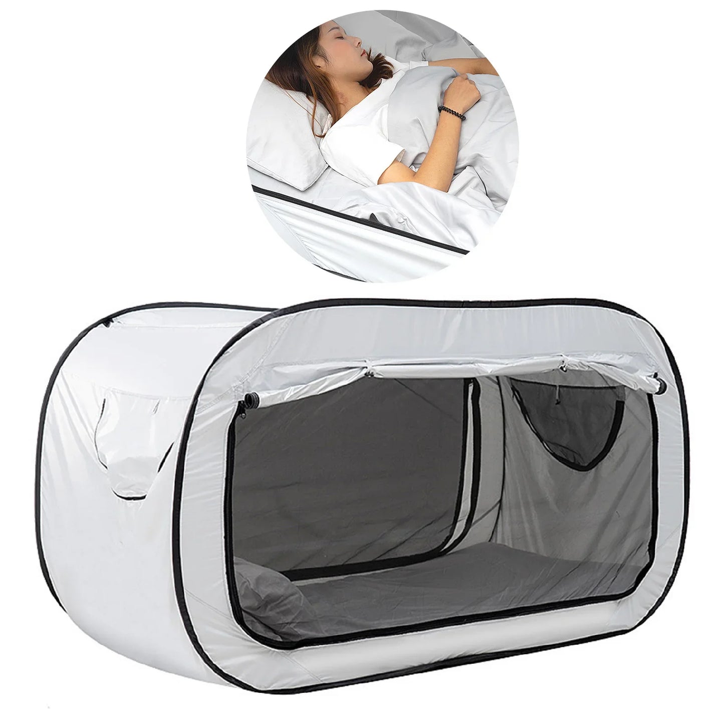 Pop-up tent ideaal voor weekendtrips – Licht en handig