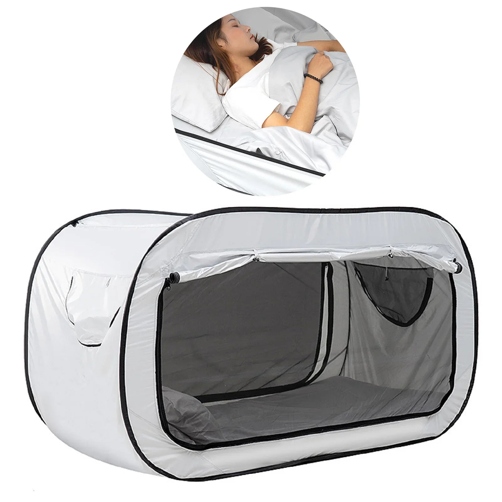 Pop-up tent ideaal voor weekendtrips – Licht en handig