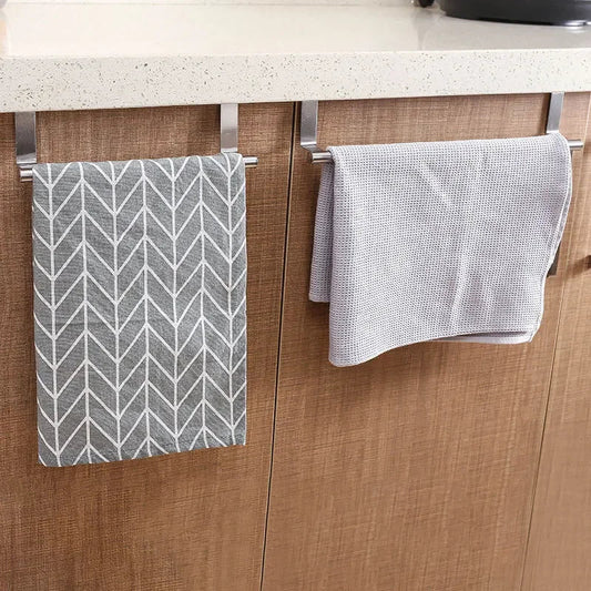 Badkamer handdoekenrek met spiegelframe – 2-in-1 oplossing