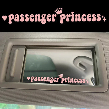 Auto stickers - Passenger Princess ontwerp voor een speels interieur