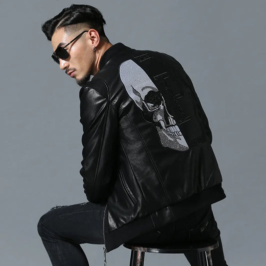 Leren jas voor mannen met stoere uitstraling – Zelfverzekerde look