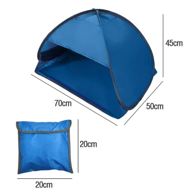 Pop up tent Lidl met dubbele rits – Makkelijk in- en uitstappen