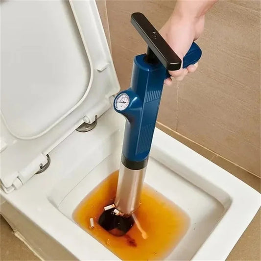 Krachtige toilet ontstopper met luchtdruk – Voor diepe verstoppingen