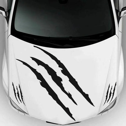 auto stickers - zwarte klauwdesign voor opvallende auto's