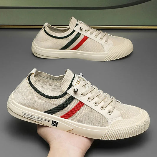 Zomerse sneakers heren in pastelkleuren