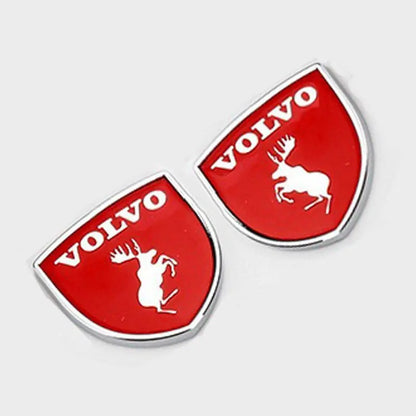 Auto stickers - Gele Volvo badges voor een unieke uitstraling