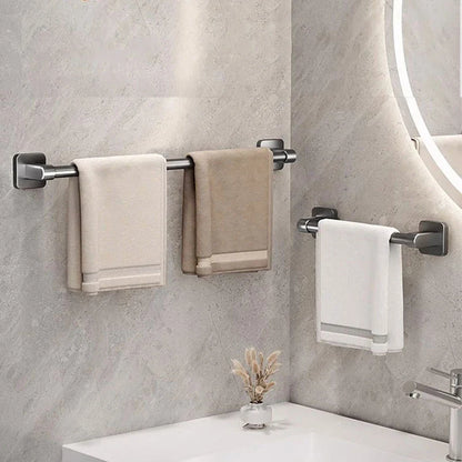 Handdoekenrek met mandje – Voor extra accessoires