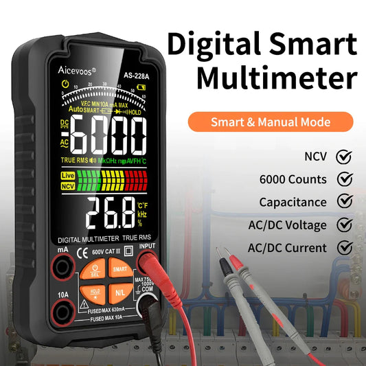 Digitale multimeter met databehoudfunctie
