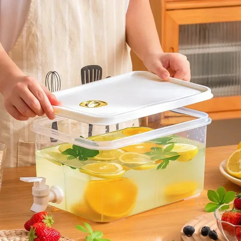 Drankdispenser met houten standaard – Voor een rustieke uitstraling
