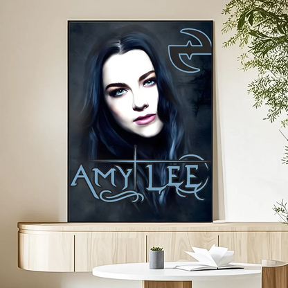 Woonkamer poster met rustgevende kleuren