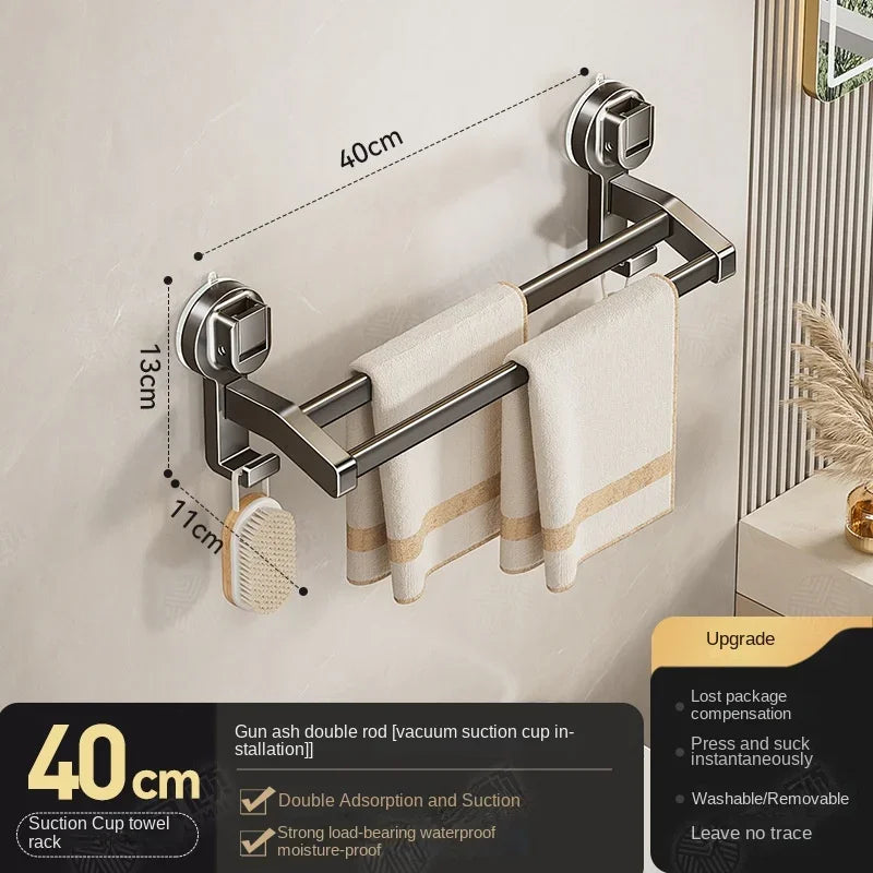 Design handdoekrek zwart met goud – Luxe uitstraling