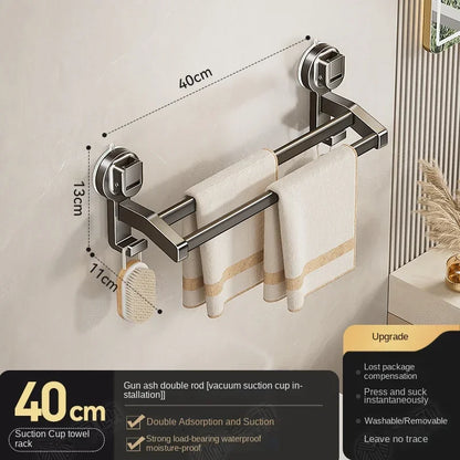 Design handdoekrek zwart met goud – Luxe uitstraling