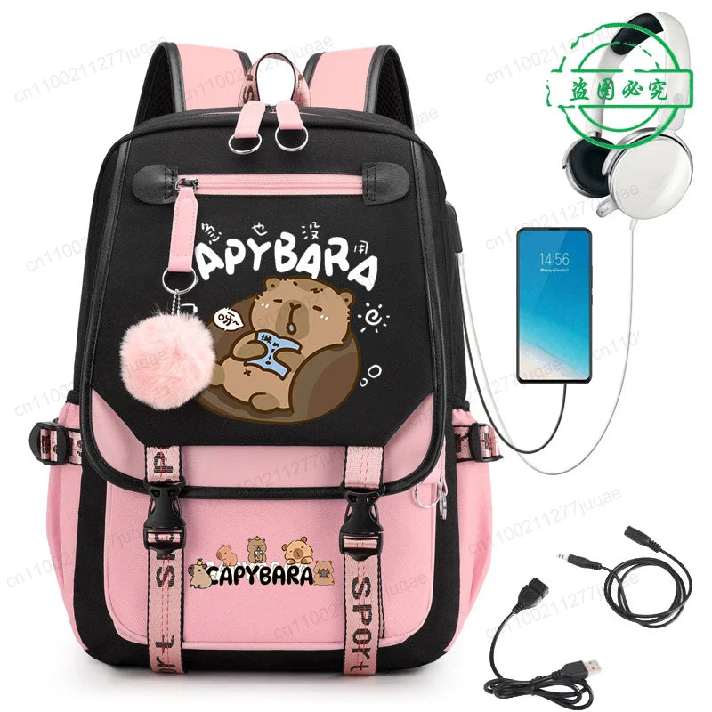 Cabine rugzak met laptopvak en oplaadpoort