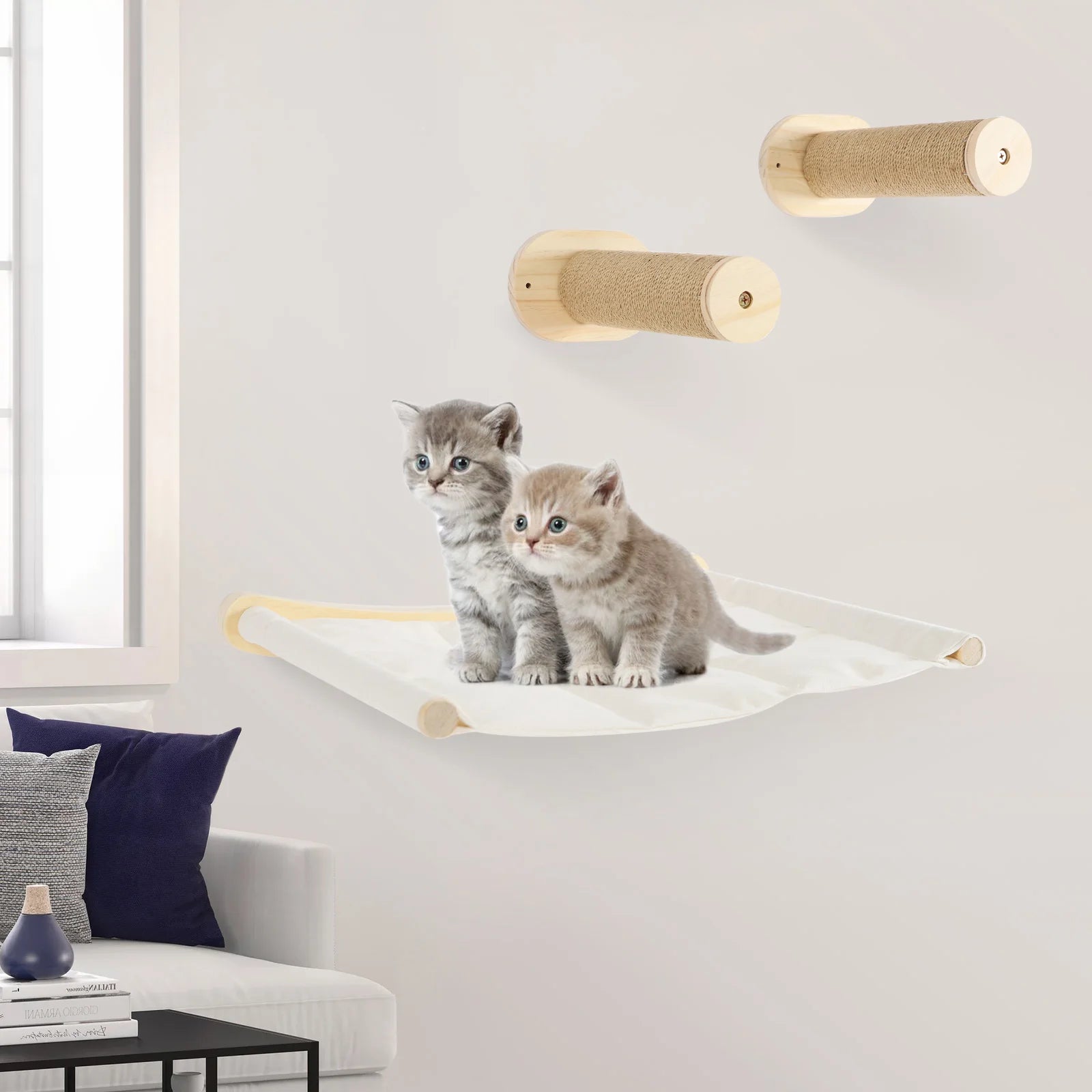Kattenpaal XXL met meerdere etages – Perfect voor klimmers