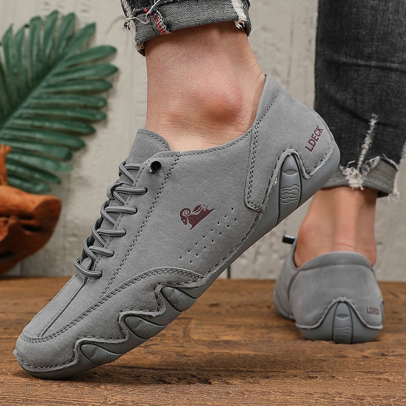 Zomerse mocassins voor heren met zachte zool
