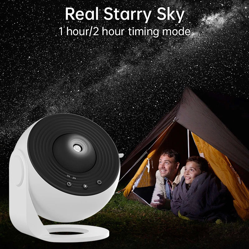 Sterrenhemel projector lamp met 3D-effect