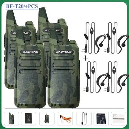 Walkie talkies met oplaadbare batterijen
