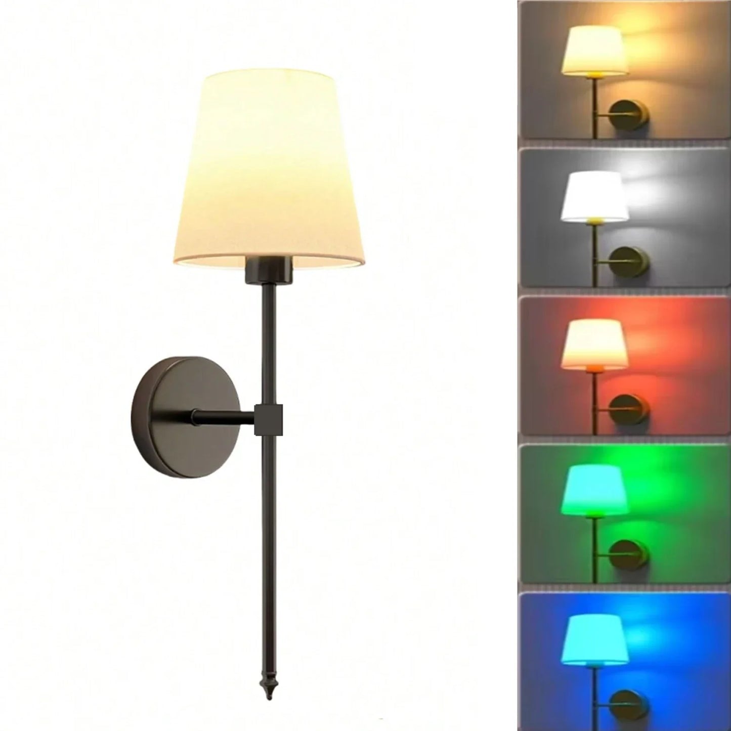 Minimalistische wandlamp op batterijen – Strak en tijdloos