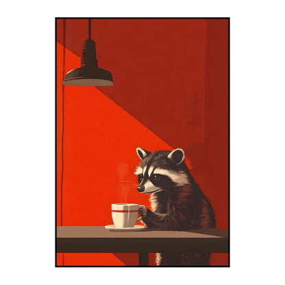 Poster met botanisch motief