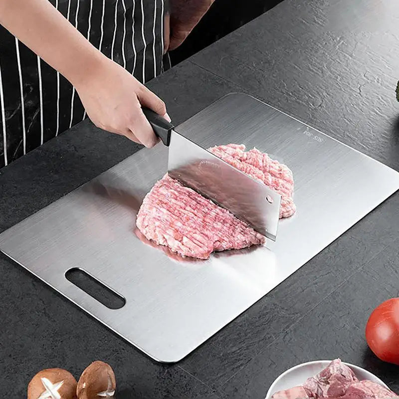 Bamboe snijplank met sapgeul voor hygiënisch koken