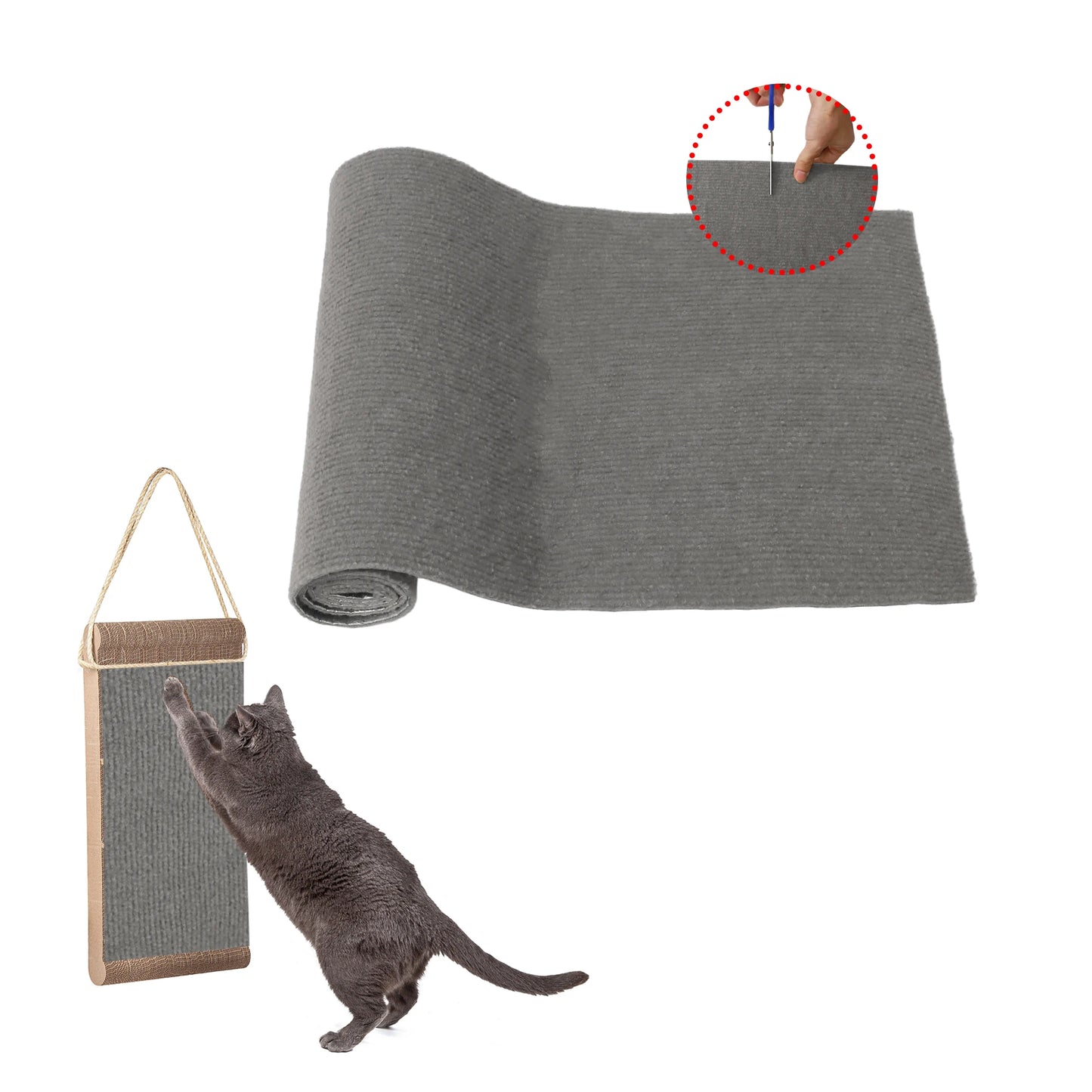 Minimalistisch kattenmeubel met krabfunctie – Stijlvol alternatief